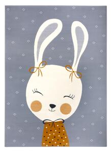 Šedý dětský koberec 220x160 cm Bunny Polly - Hanse Home