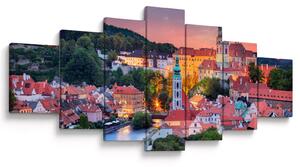 Obraz - Český Krumlov (210x100 cm)