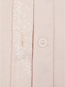 Růžové povlečení na jednolůžko z bavlněného saténu Westwing Collection Yuma, 135 x 200 cm