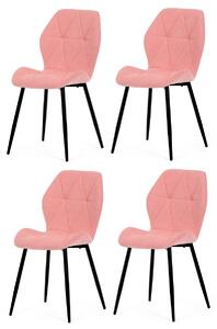 Sada jídelních židlí CT-285 PINK2, 4 ks