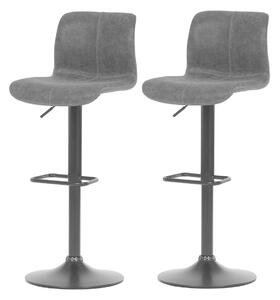 Sada barových židlí AUB-806 GREY3, 2 ks