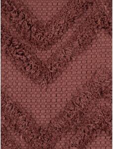Červený bavlněný dekorativní povlak na polštář Westwing Collection Akesha, 45 x 45 cm