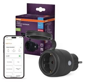 SMART+ Chytrá venkovní zásuvka ZigBee černá
