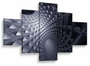 Obraz - Abstrakce 3D (125x70 cm)