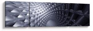 Obraz - Abstrakce 3D (170x50 cm)