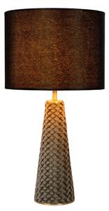 LUCIDE 10501/81/30 EXTRAVAGANZA VELVET Lampička E27 1x40W černá, šedá
