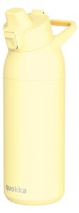 Nerezová sportovní láhev s pítkem Tide, 700ml, Quokka, světle žlutá