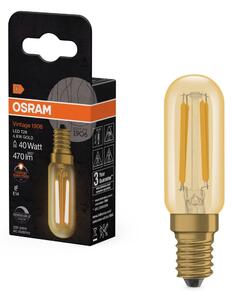 Vintage LED žárovka 1906 T26 40 Filament DIM, 4.8W, Teplá bílá, Zlatá, E14