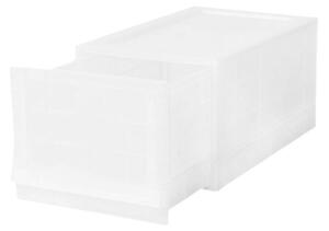 Modulární úložný box Wave Junior Mist bez koleček 43,4 x 27,2 x 22 cm, úzký - 1 šuplík