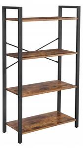 Regál Vasagle 30 cm x 120 cm x 66 cm, černý