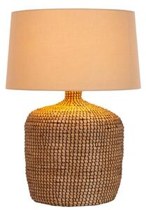 LUCIDE 10551/81/73 AMBALA stolní lampa V480mm 1xE27 přírodní, bílá