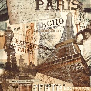 Vliesová tapeta Paříž, Eiffelova věž, EW2102, Exposed Warehouse, Grandeco