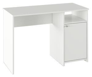 KONDELA PC stůl, bílá, DEDE
