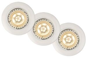 Lucide 11001/15/31 FOCUS zápustné svítidlo výklopné 3-set 3xGU10 bílé