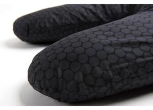 WOMAR Univerzální kojící polštář černo-grafitový Bavlna/Duté vlákno 170 cm