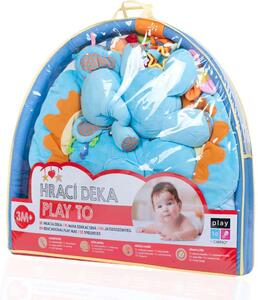 Hrací deka s melodií PlayTo slůně s hračkou