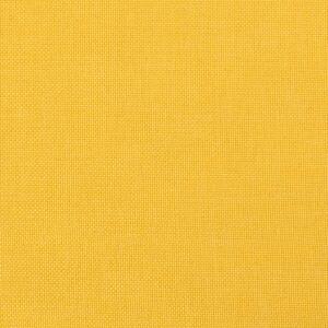Relaxační křeslo Harllow - textil | hořčicově žluté
