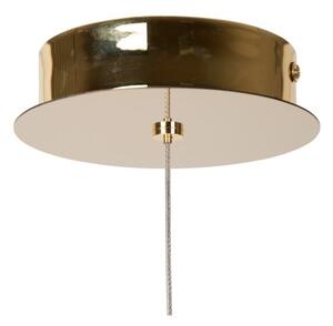 LUCIDE 13499/04/60 CINTRA závěsné svítidlo D140mm LED 5,7W/295lm 2700K mosazná, průhledná