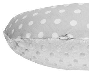 NEW BABY Kojící polštář šedý Bavlna/Polyester/Duté vlákno 125 cm