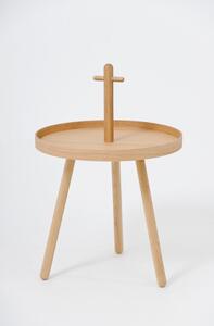 Odkládací stolek z dubového dřeva Wireworks Pick Me Up, ø 45 cm