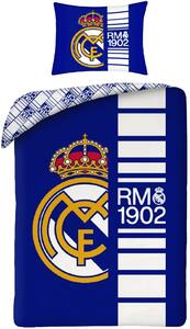 Bavlněné ložní povlečení Real Madrid CF - motiv RM 1902 - 100% bavlna - 70x90 cm + 140x200 cm