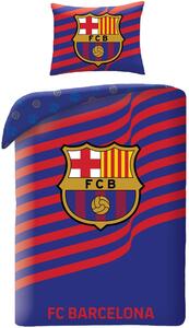 Bavlněné ložní povlečení FC Barcelona - Blaugrana Waves - 100% bavlna - 70x90 cm + 140x200 cm