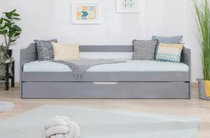 VÝSUVNÁ POSTEL, 90/200 cm, světle šedá MID.YOU - Online Only dětské postele, Online Only