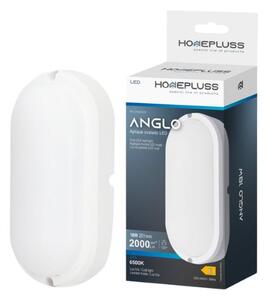 Prémiové LED venkovní osvětlení Anglo ovál do mokra IP65 18W 1440lm studená, 3 roky