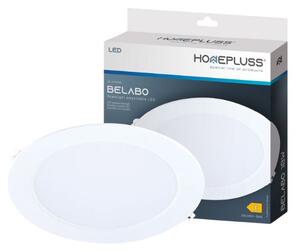 Vestavný LED panel 18W 1600lm, studená, kruhový, 22cm, 3 roky