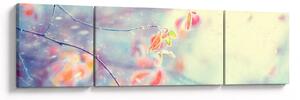 Obraz - Lístky v ledu (170x50 cm)