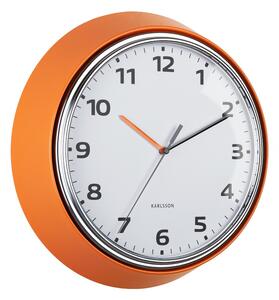 Designové nástěnné hodiny 6006OR Karlsson 34cm
