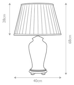 Elstead DL-SASHI-TL - Stolní lampa SASHI 1xE27/60W/230V