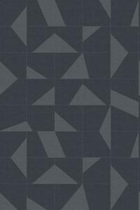 Vliesová šedá geometrická obrazová tapeta - 357232, 200 x 300 cm, Natural Fabrics, Origin