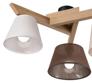 Brilagi - LED Přisazený lustr ANTHONY 3xE14/40W/230V dub