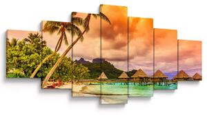 Obraz - Ostrov Bora Bora (210x100 cm)