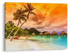 Obraz - Ostrov Bora Bora (70x50 cm)