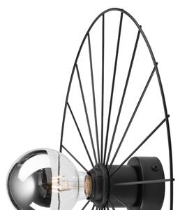Nástěnné svítidlo MONTANA 1xE27/15W/230V pr. 45 cm černá