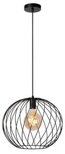 LUCIDE 21428/40/30 DANZA závěsné svítidlo D400mm 1xE27 černá