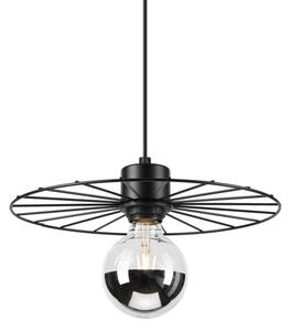 Lustr na lanku MONTANA 1xE27/15W/230V pr. 30 cm černá