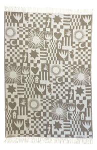 Klippan Vlněná deka Moomin Play 80 taupe 130x180