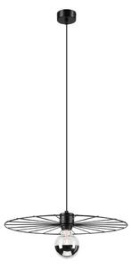 Lustr na lanku MONTANA 1xE27/15W/230V pr. 45 cm černá