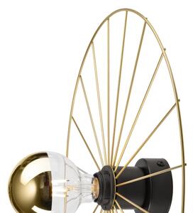 Nástěnné svítidlo MONTANA 1xE27/15W/230V pr. 45 cm zlatá