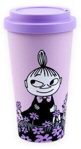 NordicBuddies Cestovní hrnek Little My Louka šeříkový 450ml