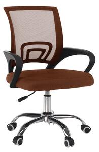 KONDELA Kancelářská židle, hnědá/černá, DEX 4 NEW