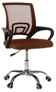 KONDELA Kancelářská židle, hnědá/černá, DEX 4 NEW
