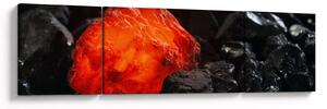 Obraz - Žhnoucí nerost (170x50 cm)