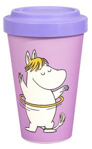 NordicBuddies Cestovní hrnek Snorkmaiden růžový 450ml