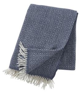 Klippan Vlněný pléd Stella smokey blue 130x200