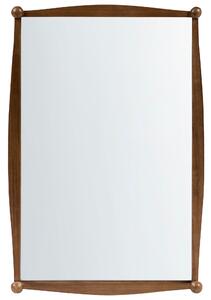 Zrcadlo TORTERON 61 cm 91 cm Dřevo paulovnie Hnědá