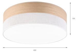 LED Stropní svítidlo SIRJA WOOD LED/36W/230V pr. 45 cm bílá/dub